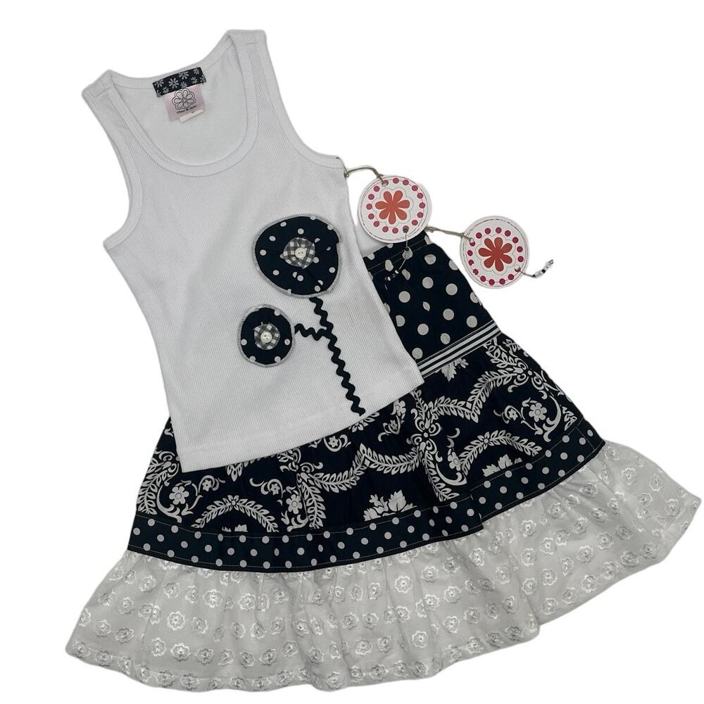 New Boutique Cleo and Dot Skirt and Top